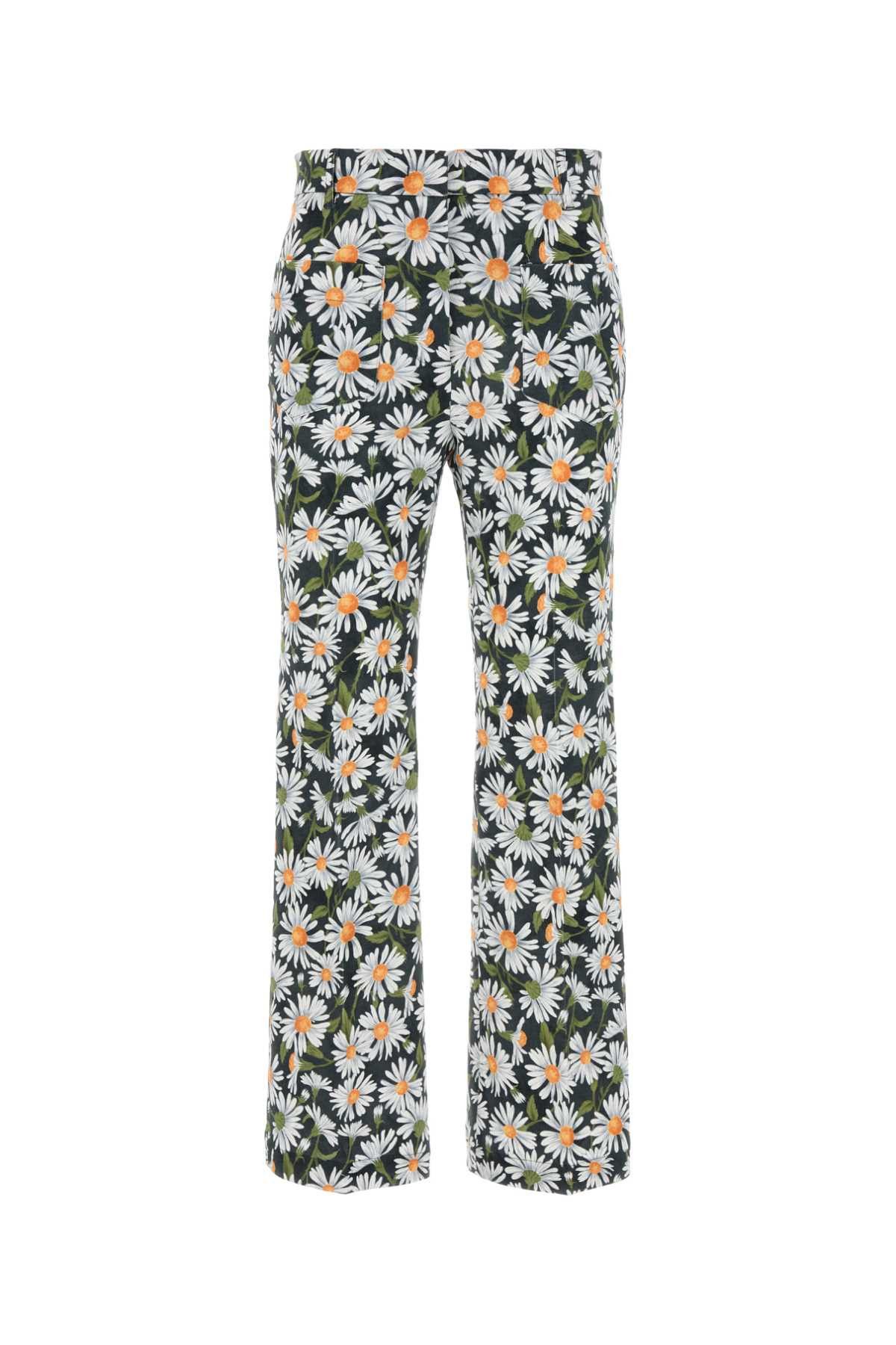 Weekend Max Mara Printed Stretch Cotton Arten1234 Pant | Grailed