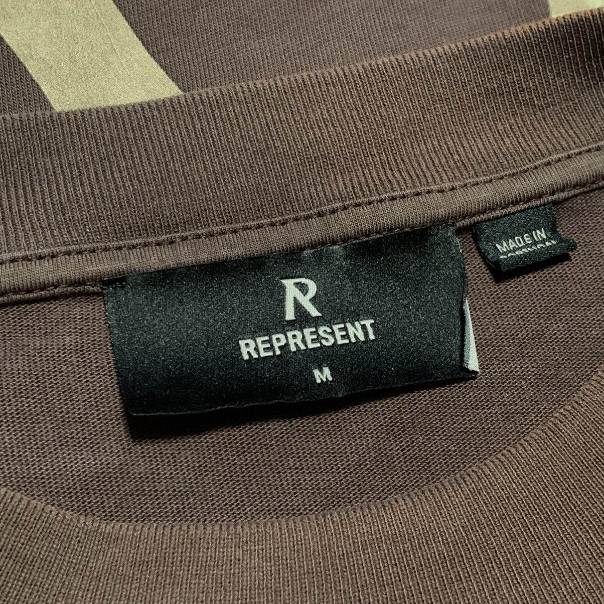 Represent Clo. Represent Medium Masking Tape Initial Cedar Brown Tee Size US M / EU 48-50 / 2 - 4 Thumbnail