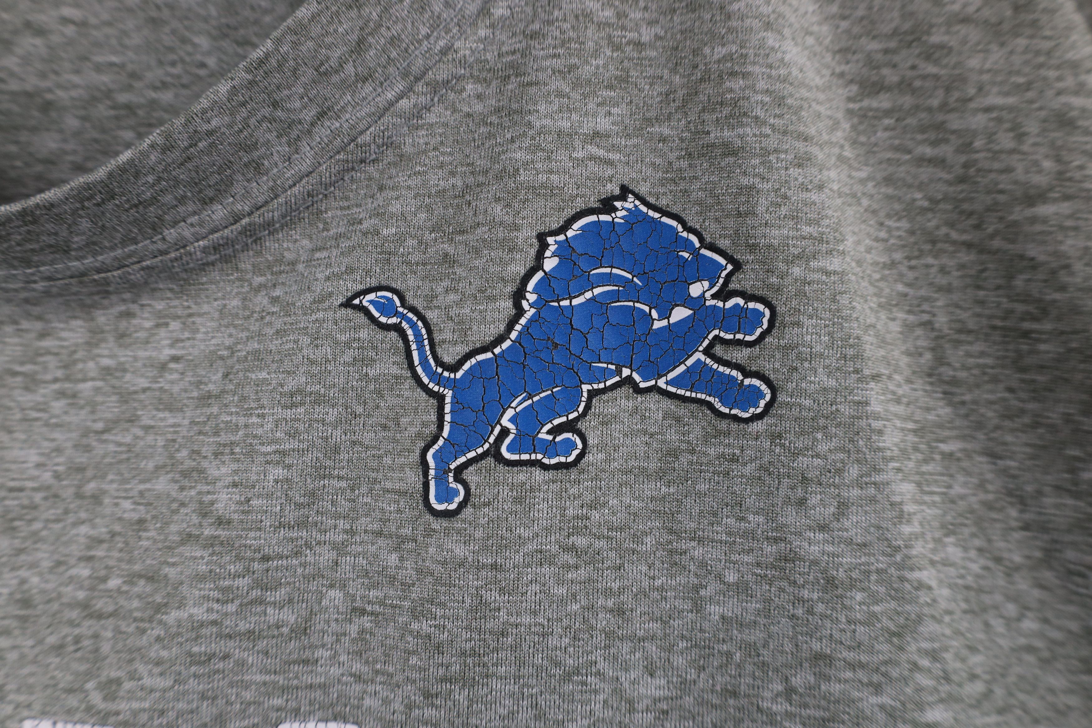 Nike × Vintage Nike Spell Out Detroit Lions Football Short Sleeve T-Shirt Size US XXL / EU 58 / 5 - 6 Thumbnail