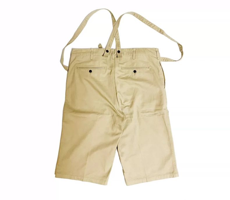 Visvim Beige Jumbo Pastoral Braces Shorts for Summer Size US 26 / EU 42 - 1 Thumbnail
