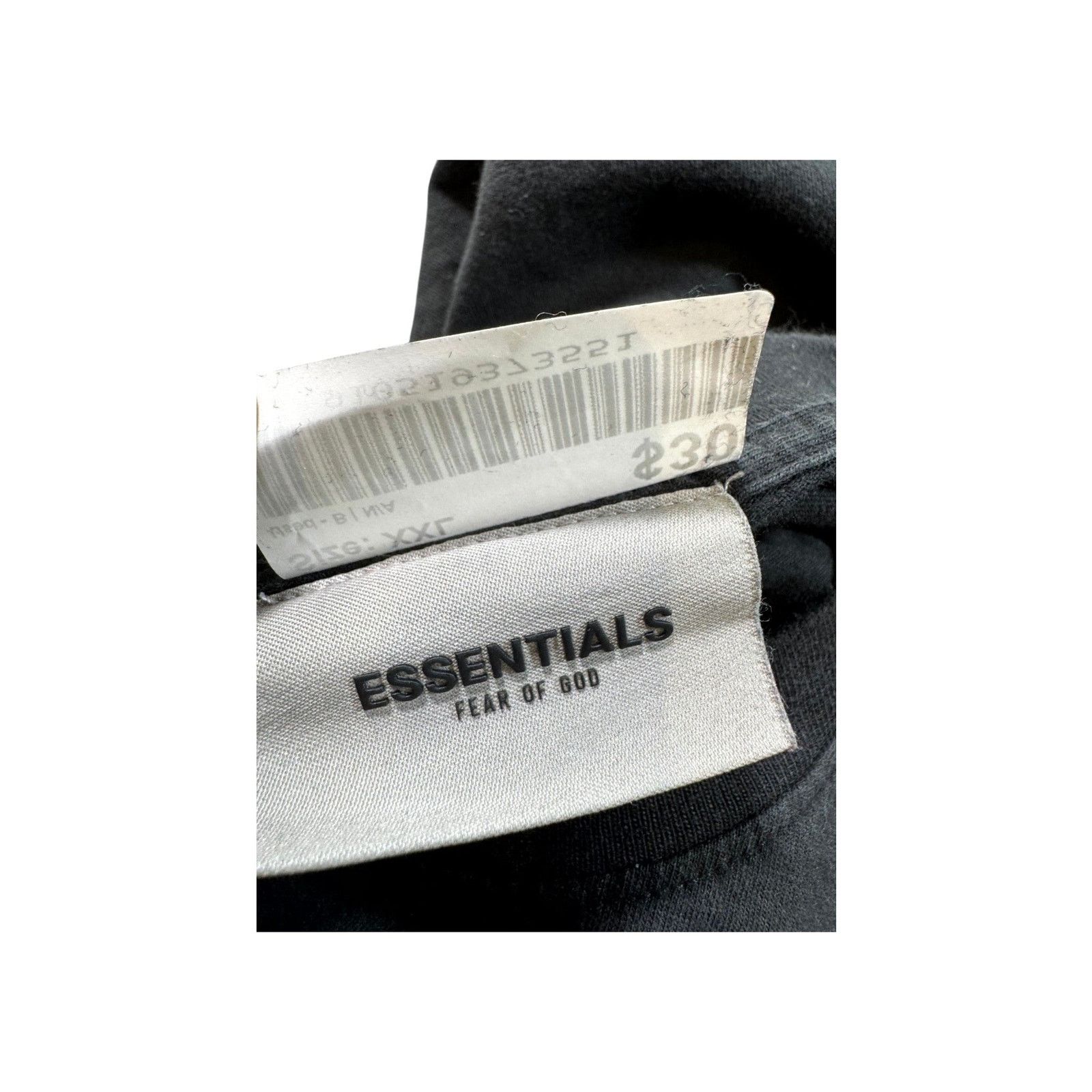Essentials Essentials "FOG" Jet Black Tee Size US XXL / EU 58 / 5 - 3 Thumbnail