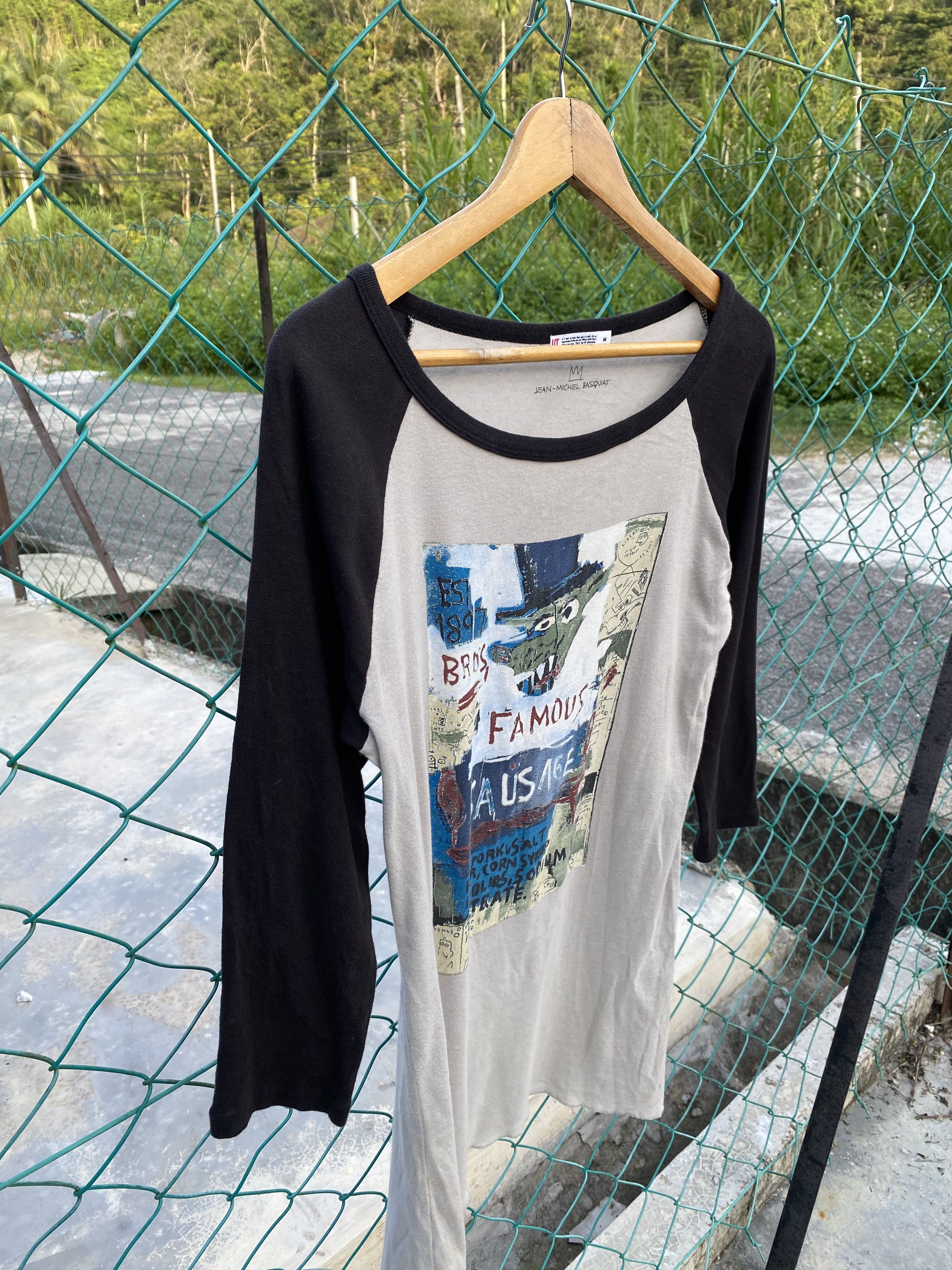 Jean-Michel Basquiat Jean-Michel Basquiat X Uniqlo 3/4 raglan tshirt Size M / US 6-8 / IT 42-44 - 3 Thumbnail