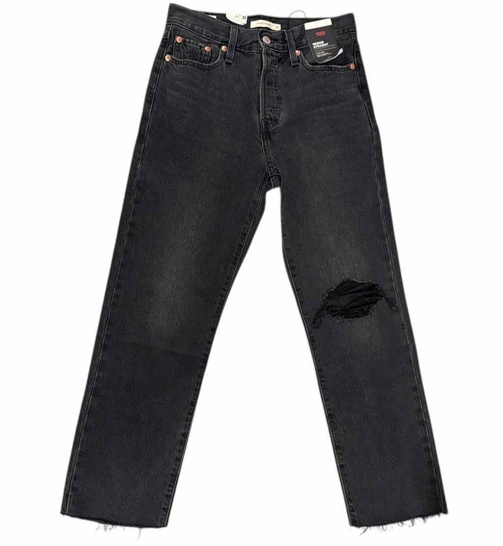 Levi's Levi's Wedgie Black Jean, Button Fly Size 26" / US 2 / IT 38 - 2 Thumbnail
