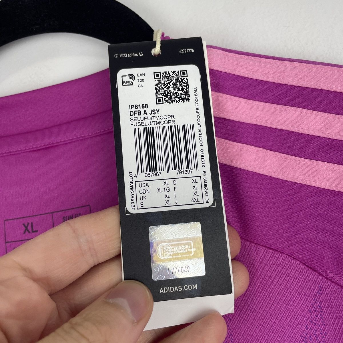 Adidas Germany Pascal Gross Adidas Pink Jersey Euro 2024 size XL Size US XL / EU 56 / 4 - 6 Thumbnail