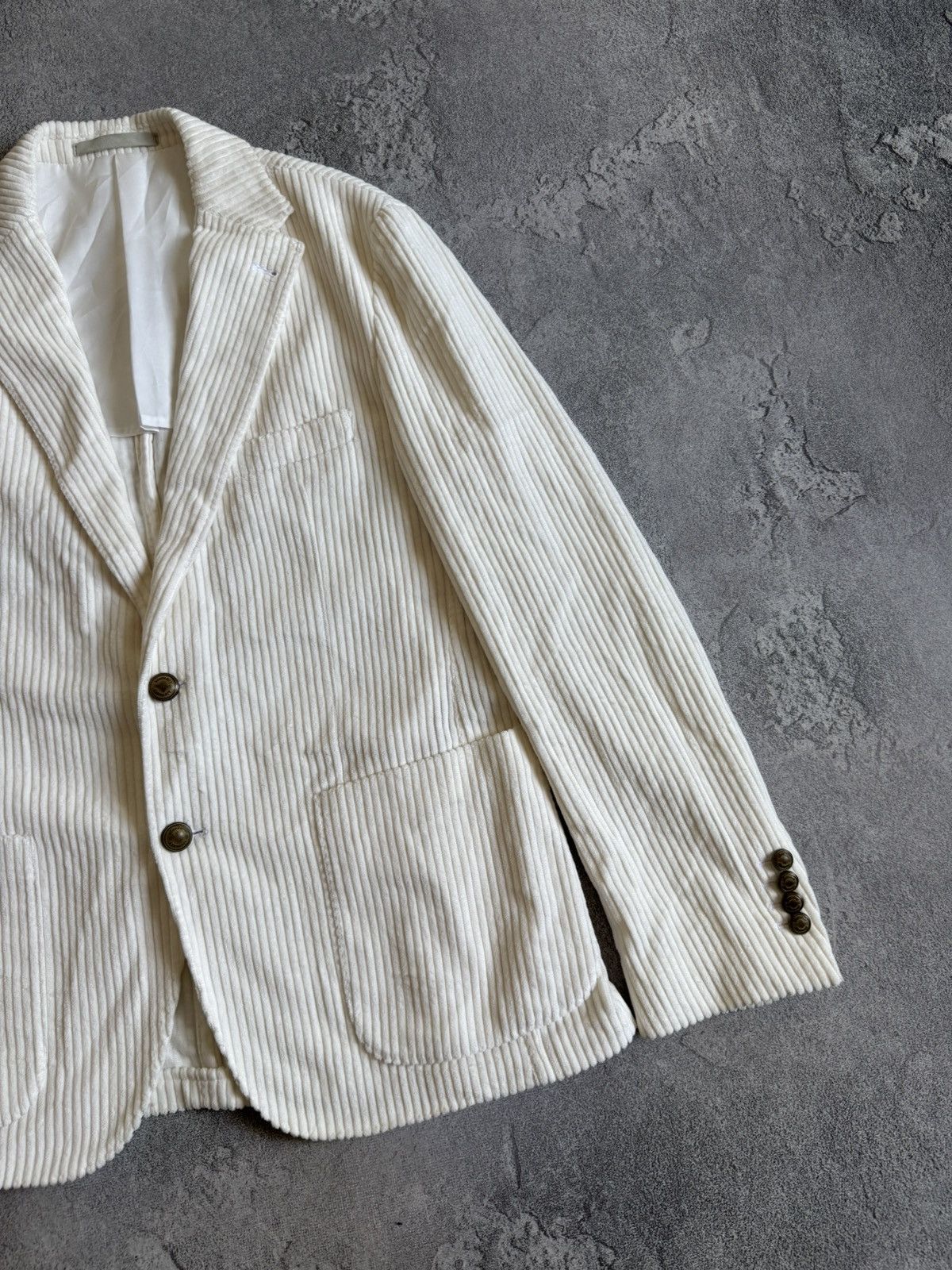 Eleventy Eleventy 50size velour velvet button up blazer jacket luxury Size US M / EU 48-50 / 2 - 7 Thumbnail