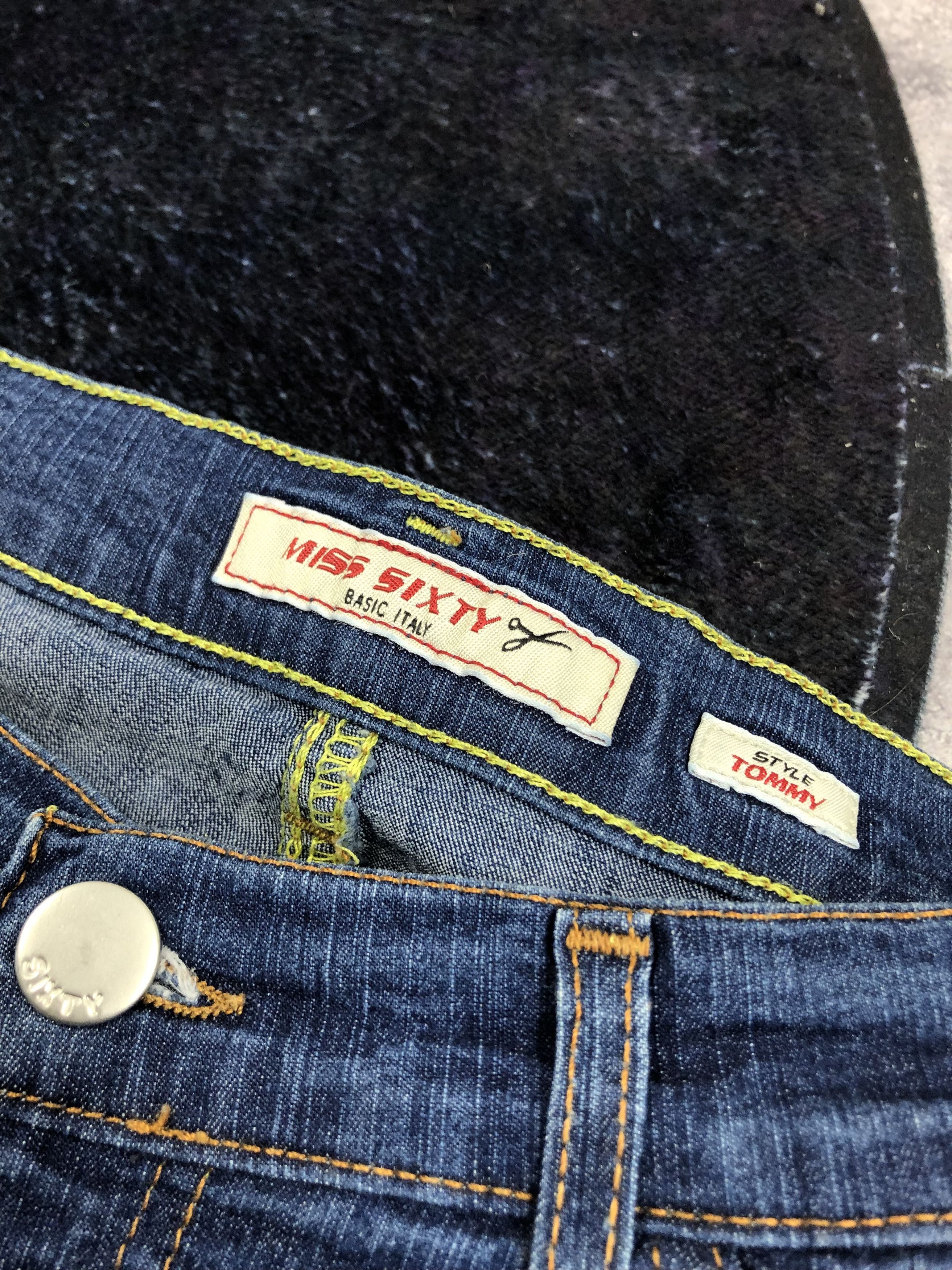 Miss Sixty MISS SIXTY Vintage Denim Flared Jeans Y2k Hippie Streetwear Size 29" - 14 Thumbnail