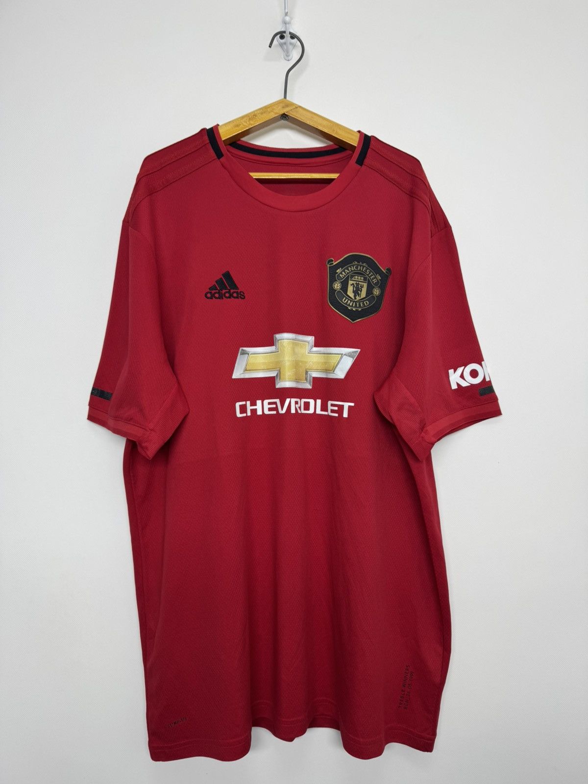 Adidas 2020-2021 Adidas Manchester United Chevrolet Jersey Red Home Size US XXL / EU 58 / 5 - 4 Thumbnail