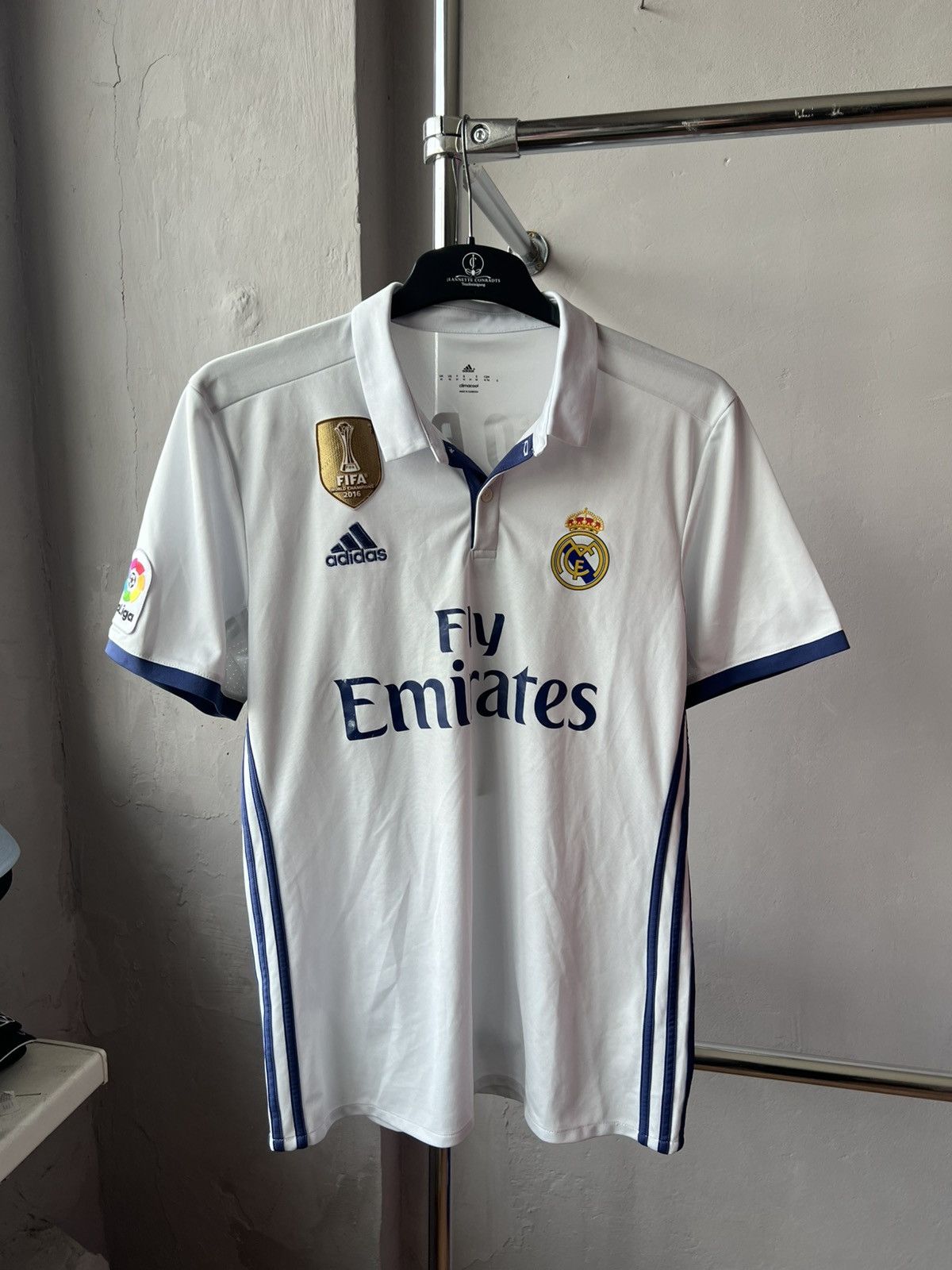 Adidas 2014/15 REAL MADRID #4 SERGIO RAMOS HOME SOCCER JERSEY SHIRT Size US M / EU 48-50 / 2 - 2 Thumbnail