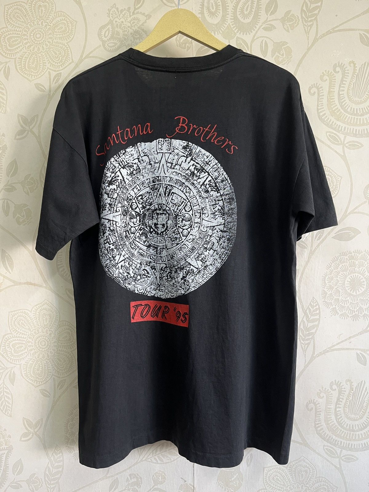 Band Tees × Vintage Rock Santana Brothers In Concert Tour 95 TShirt Size US L / EU 52-54 / 3 - 4 Thumbnail