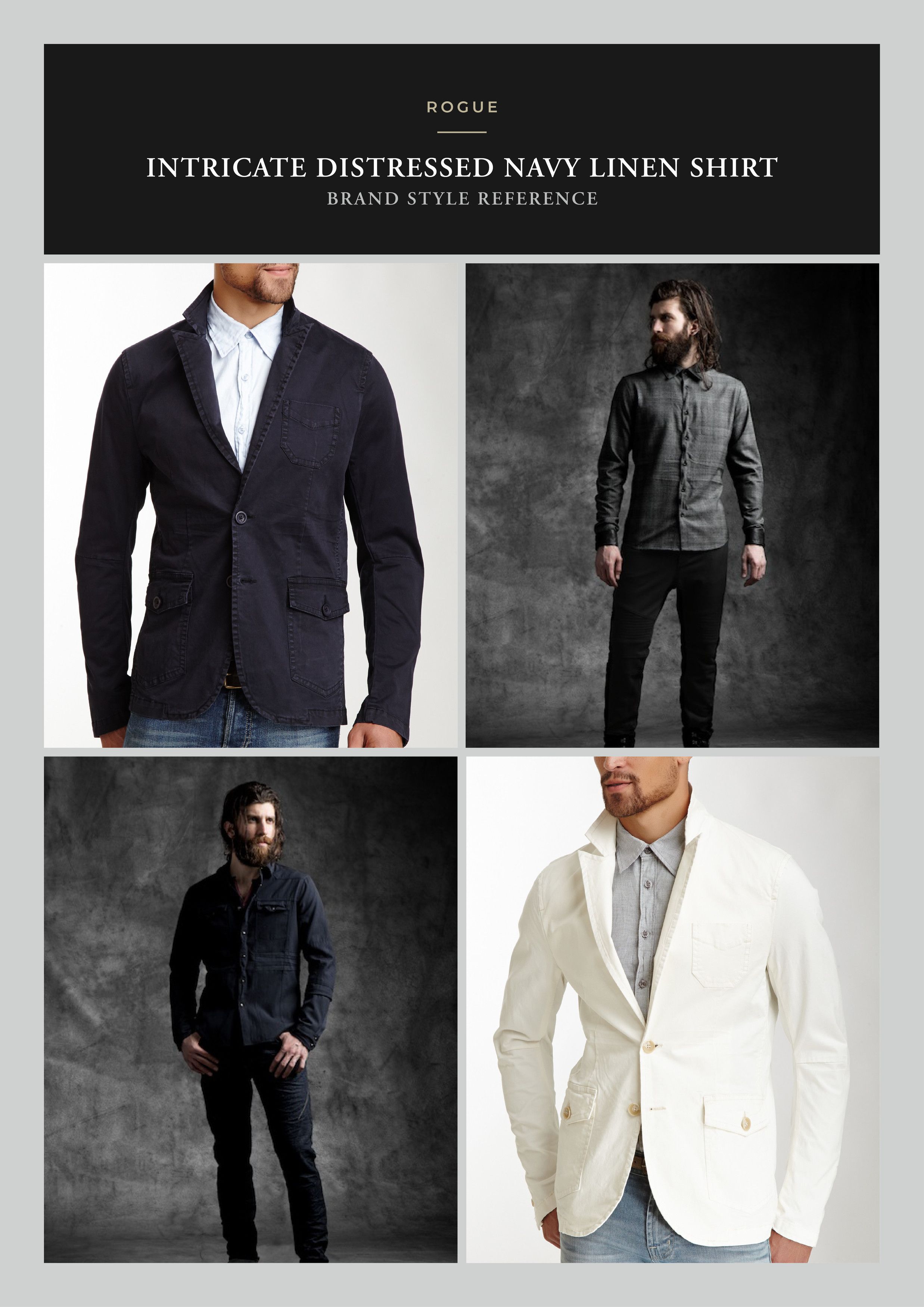 Rogue Effortless Cool ROGUE Distressed Linen Shirt, Badass Details Size US L / EU 52-54 / 3 - 9 Thumbnail