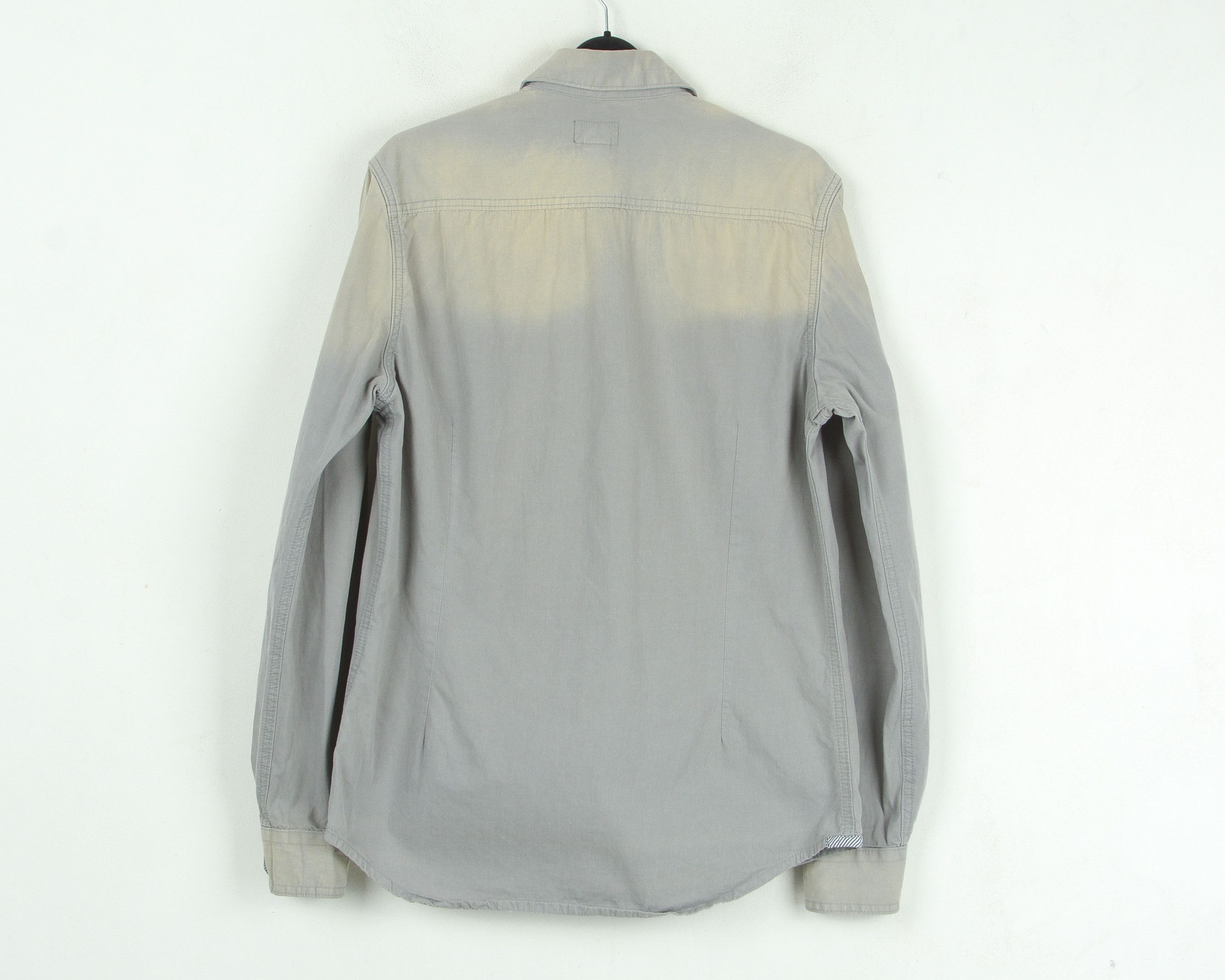 Energie Button Up Shirt Denim Grey Long Sleeved Casual Cotton Top Size US M / EU 48-50 / 2 - 6 Thumbnail