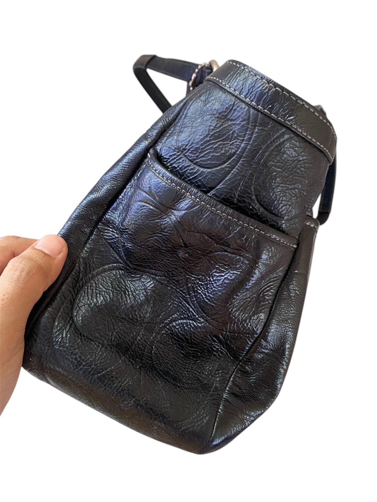 Coach VINTAGE COACH LEATHER HANDBAG Size ONE SIZE - 6 Thumbnail