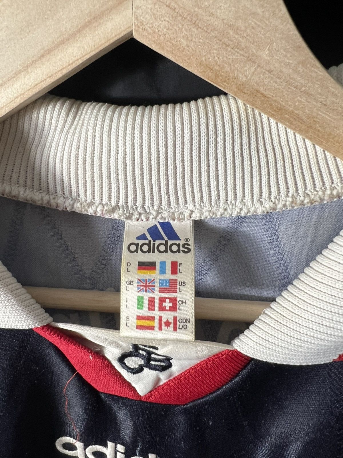 Adidas ⚽️🔥 Bayern Munich Shirt 97/98 Adidas Vintage Jersey Scholl #7 Size US L / EU 52-54 / 3 - 21 Thumbnail