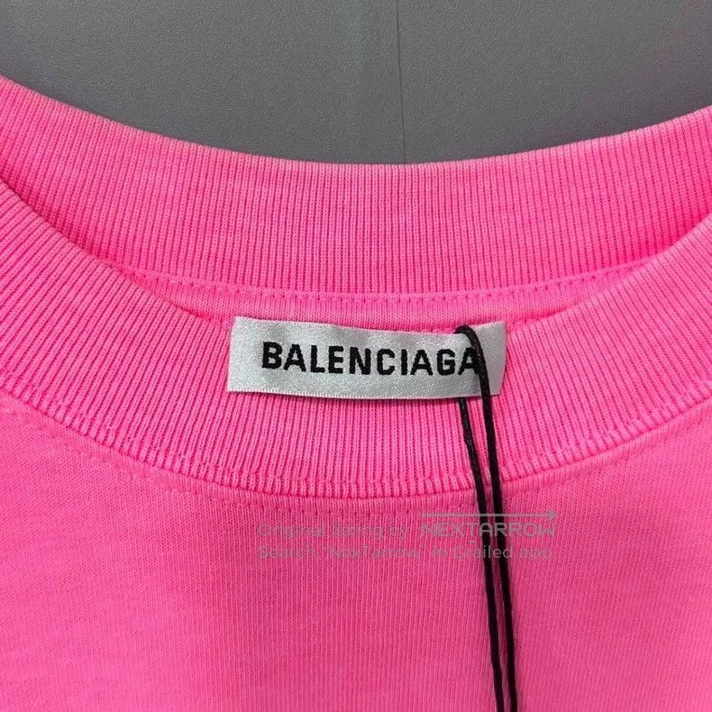Balenciaga Balenciaga Pink Coca-Cola Logo Short Sleeve Size US XS / EU 42 / 0 - 6 Thumbnail