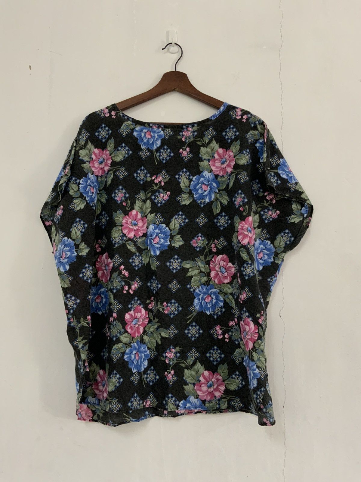 Japanese Brand Jess Full Printed Oversized Made in USA Tee Size US M / EU 48-50 / 2 - 2 Thumbnail