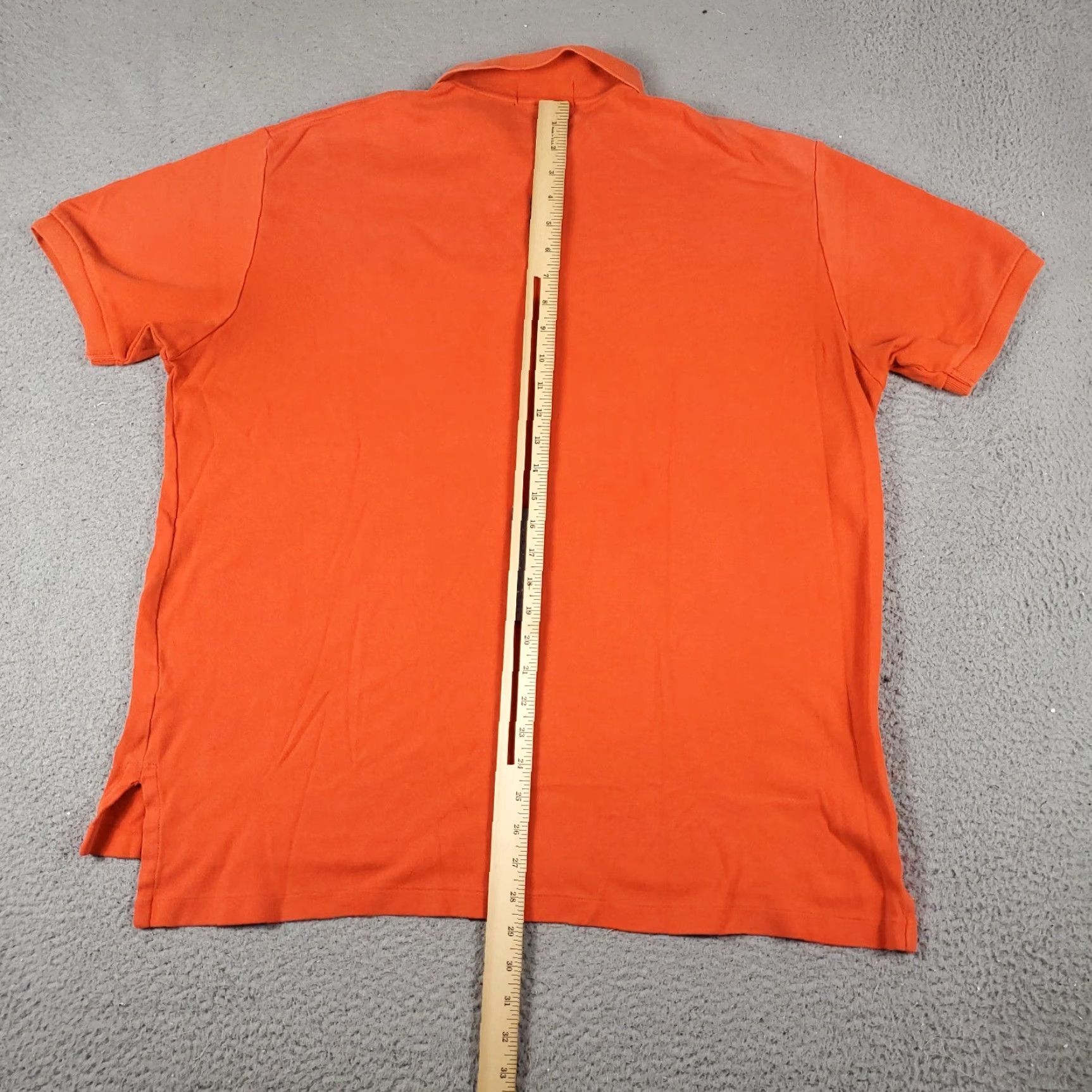Ralph Lauren Ralph Lauren Polo Shirt Mens XL Orange Pony Casual Short Sleeve Button Collared Cotton Woven Logo Vintage No - Men’s Polo Size US XL / EU 56 / 4 - 5 Thumbnail