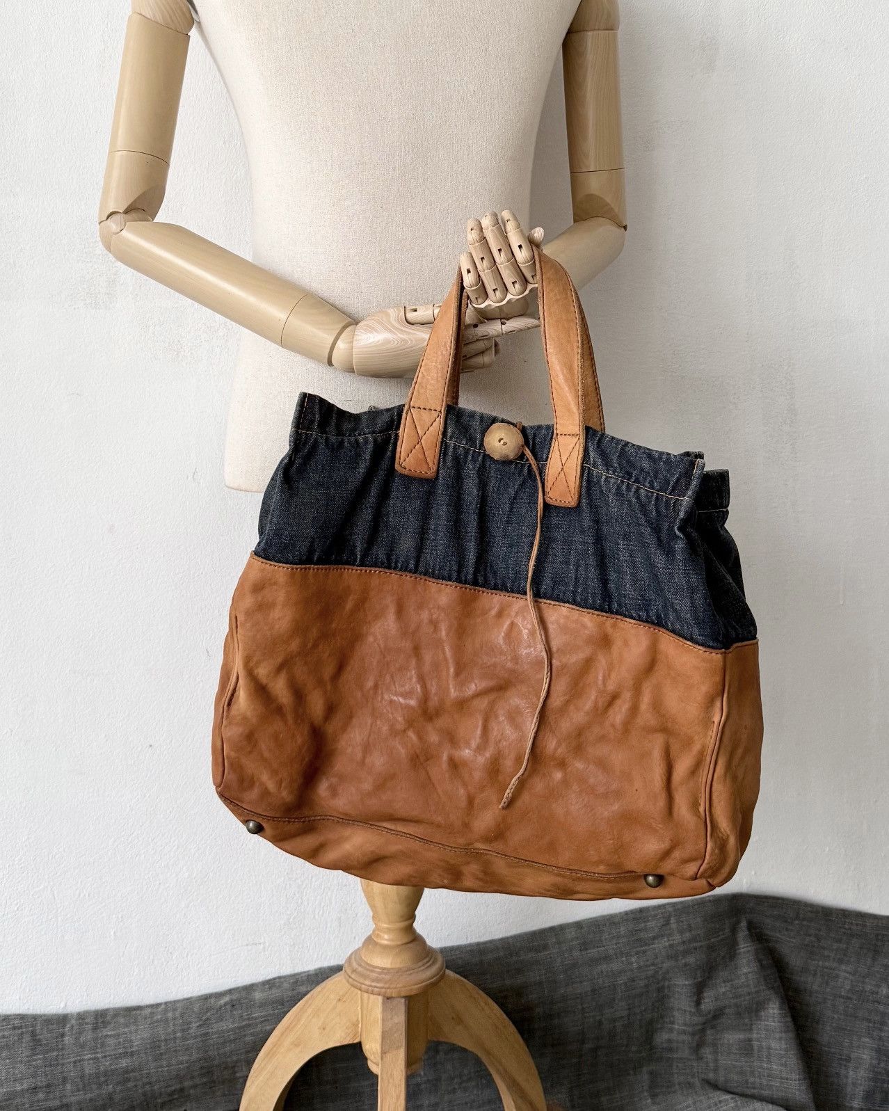 Comme des Garcons VINTAGE 90s tricot COMME des GARÇONS TOTE BAG Size ONE SIZE - 11 Thumbnail