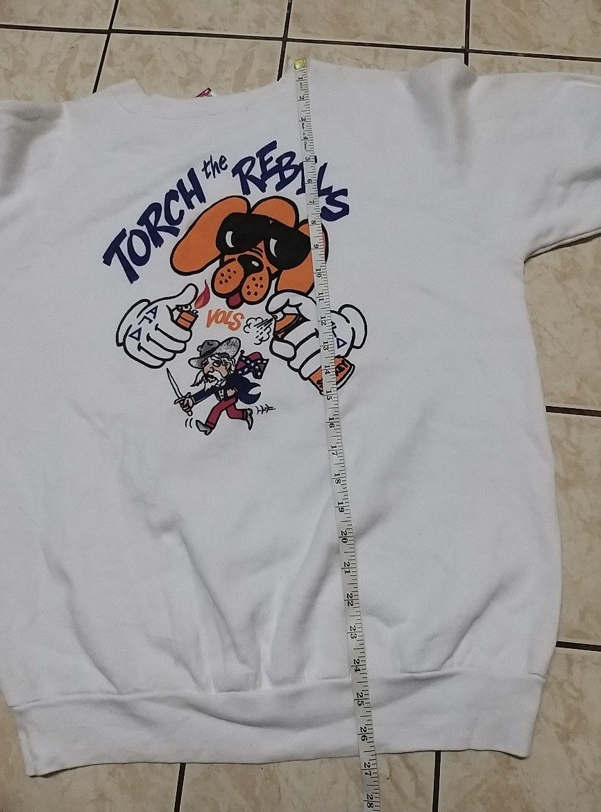 Vintage VINTAGE 80s TORCH THE REBELS AR DELTA TA HOMECOMING SWEATS Size US M / EU 48-50 / 2 - 5 Thumbnail