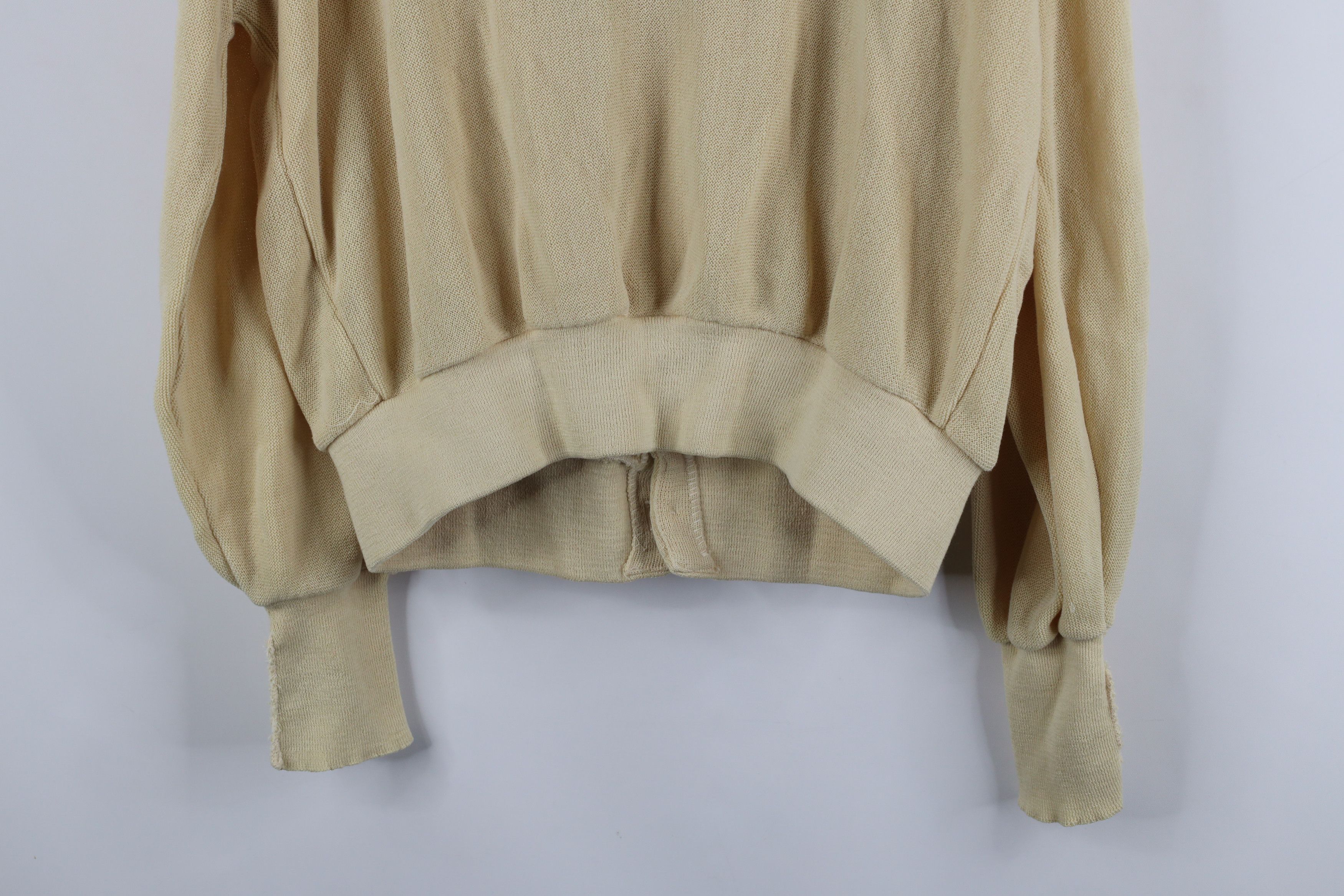 Vintage Vintage 50s Rockabilly Striped Knit Cardigan Sweater USA Size US M / EU 48-50 / 2 - 14 Thumbnail