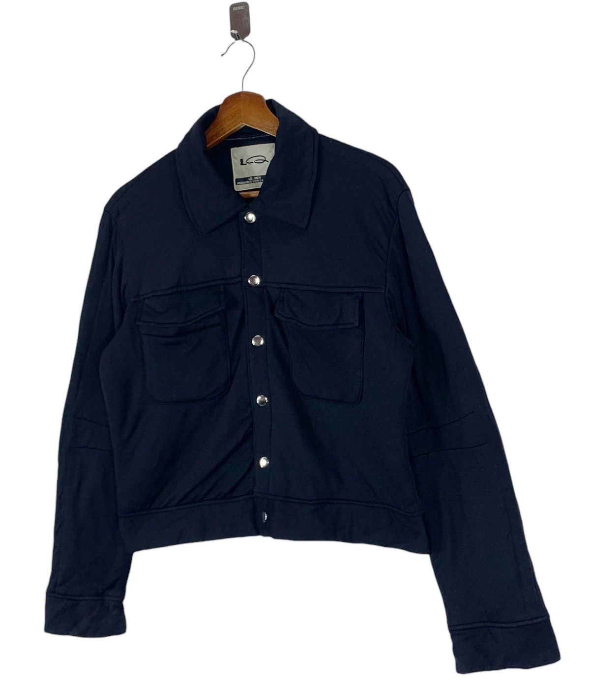 Yohji Yamamoto VINTAGE LQ YOHJI YAMAMOTO SNAP BUTTON JACKET Size US M / EU 48-50 / 2 - 3 Thumbnail
