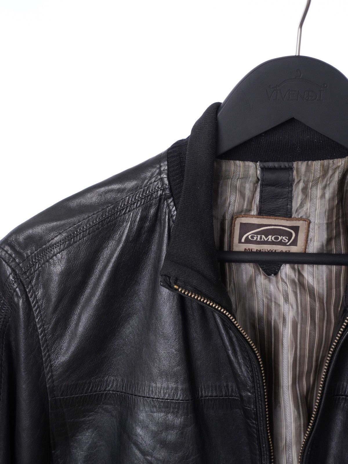 Gimo's Gimo's Leather Jacket Bomber sz M Size US M / EU 48-50 / 2 - 4 Thumbnail