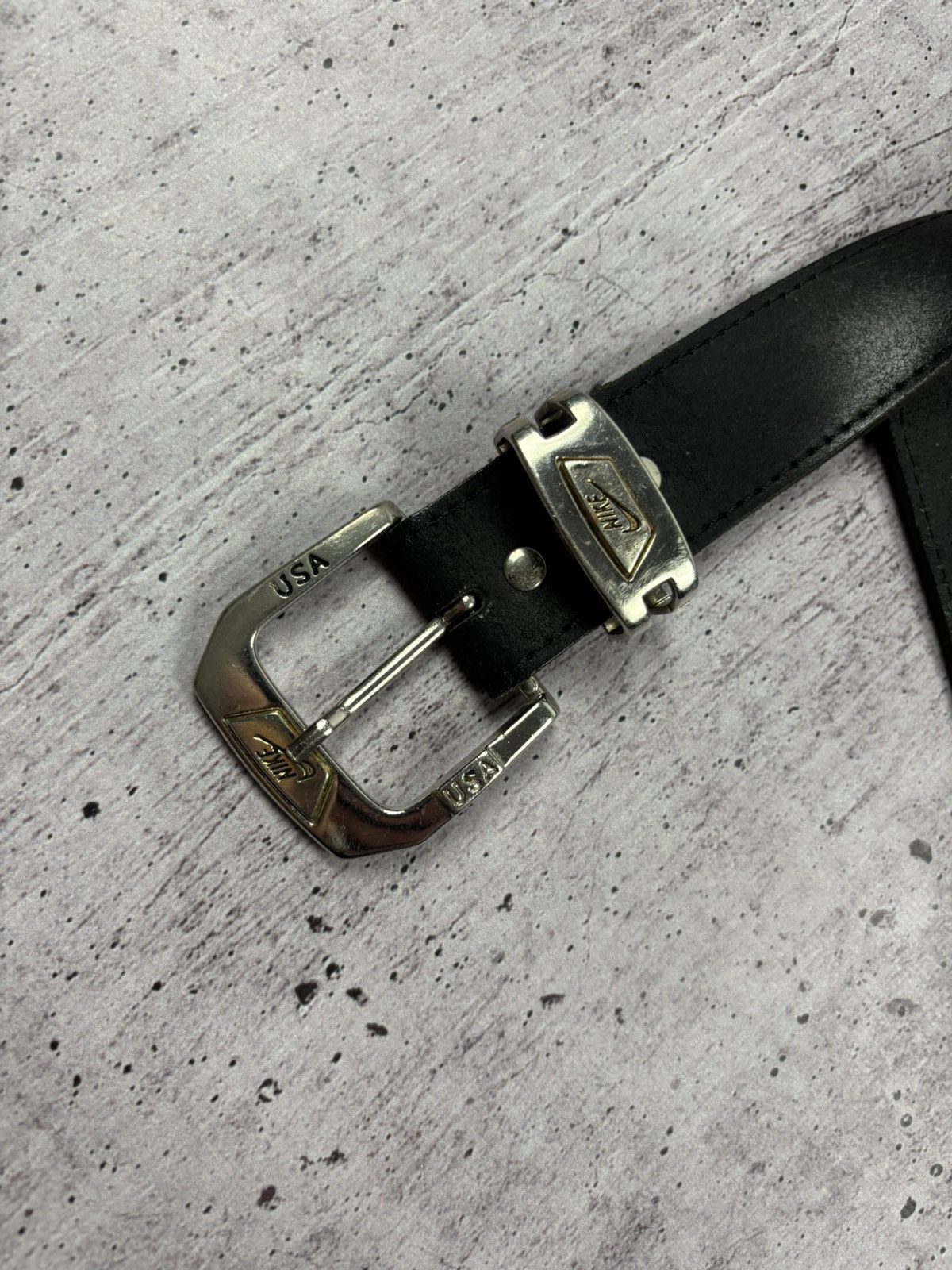 Nike Nike USA vintage leather belt one size Size ONE SIZE - 3 Thumbnail