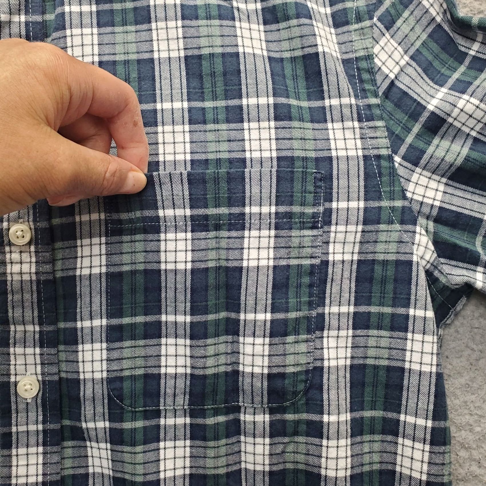 Banana Republic Banana Republic Shirt Mens M Multi Plaid Button-Up Collared Untucked Fit 100% Cotton Long Sleeve Casual Travel Size US M / EU 48-50 / 2 - 6 Thumbnail