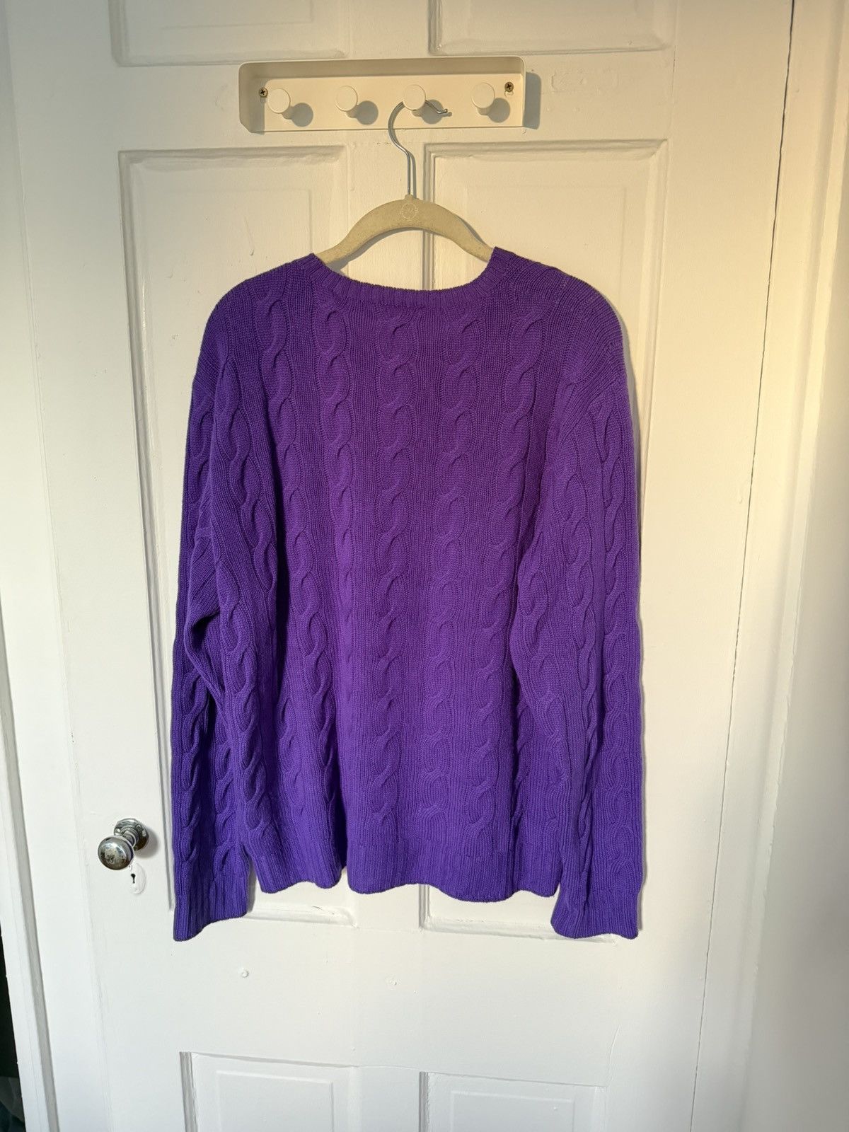 Ralph Lauren Purple Label Lightweight Cashmere Sweater Size US L / EU 52-54 / 3 - 2 Thumbnail