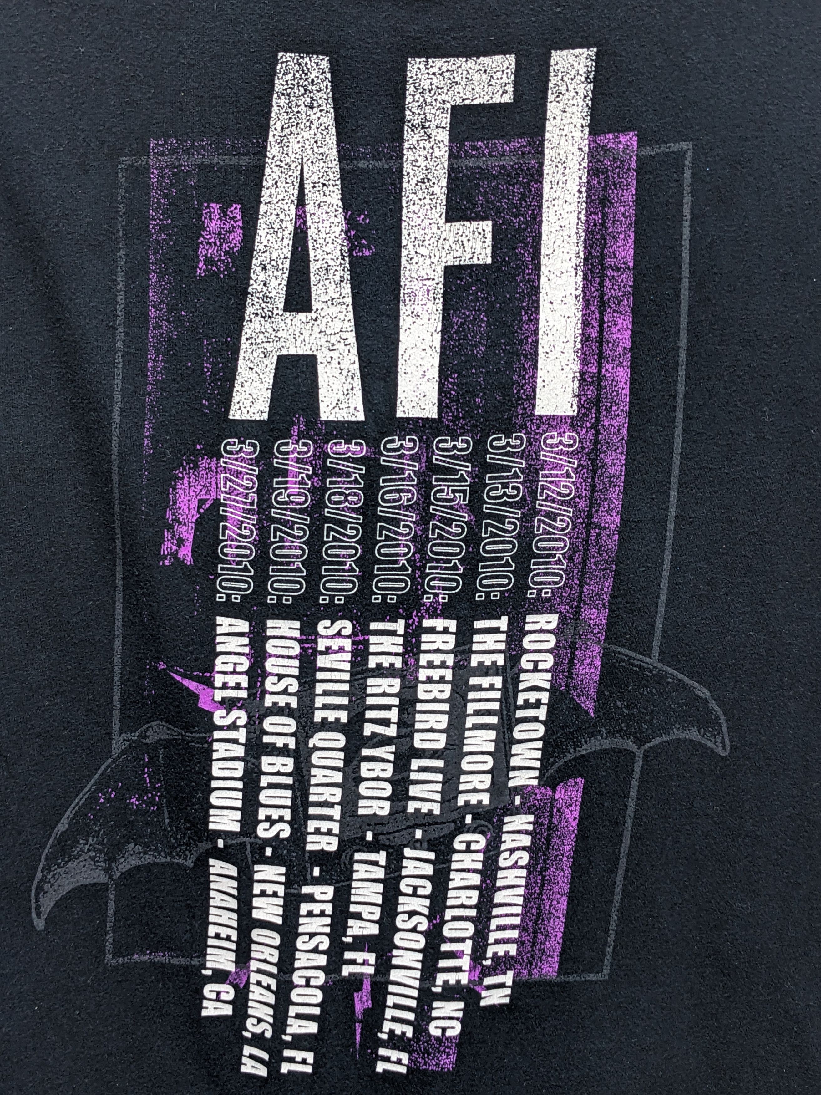 Band Tees VINTAGE Y2K A FIRE INSIDE AFI BAND Size US L / EU 52-54 / 3 - 4 Thumbnail