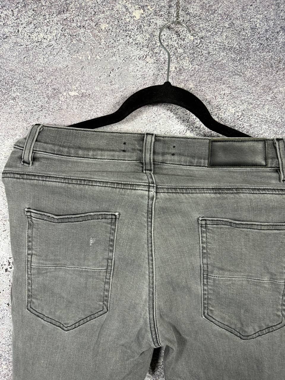 Amiri Amiri MX1 Jean Gray Distressed Skinny Women's Size 30 Size 30" / US 8 / IT 44 - 14 Thumbnail