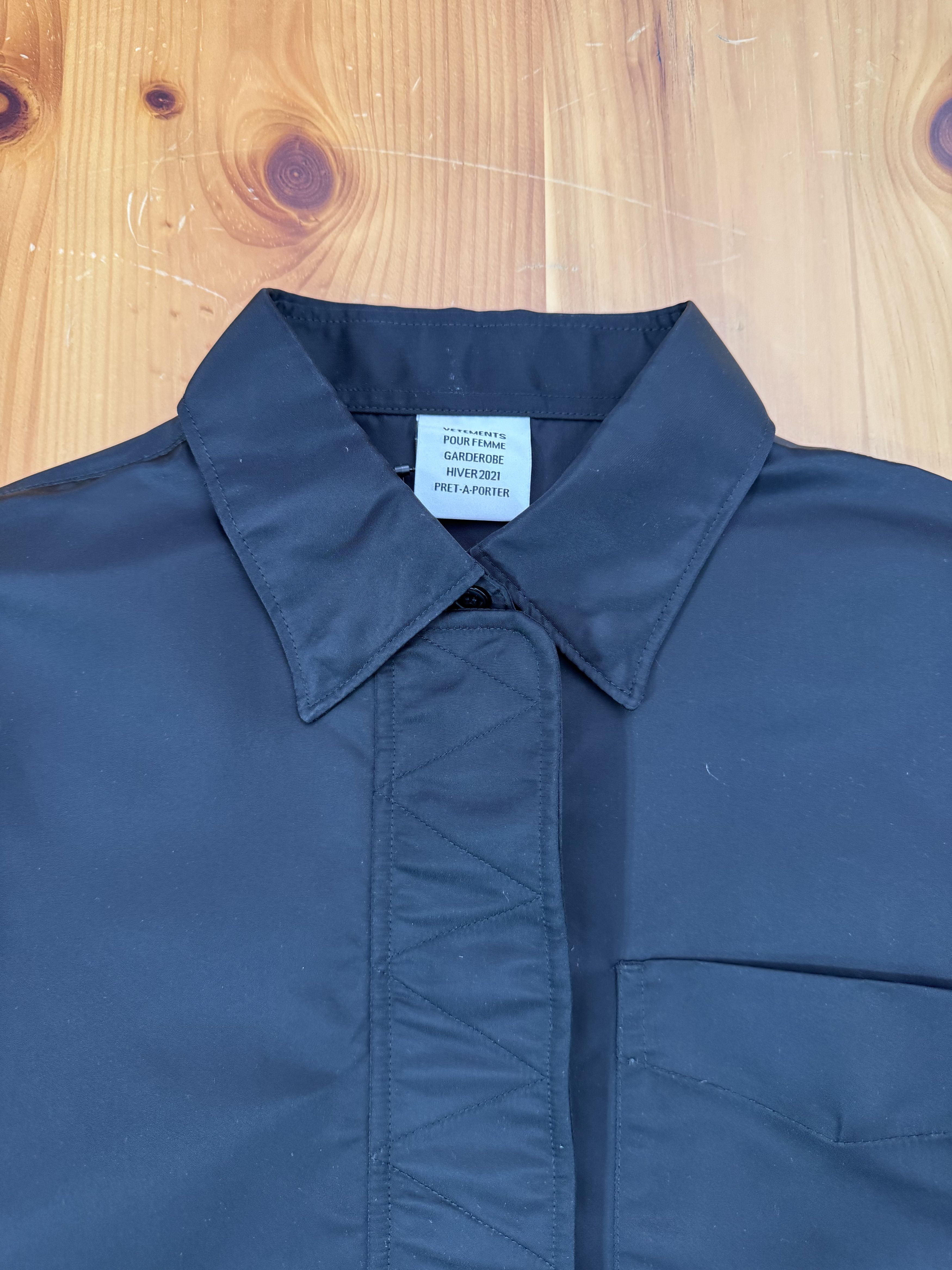 Vetements Rare Vetements Bomber Jacket Shirt Nylon Size US M / EU 48-50 / 2 - 2 Thumbnail