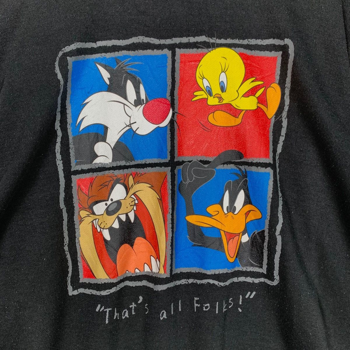 Cartoon Network LOONEY TUNES That’s All Folks Graphics Sweatshirt #1951-C85 Size US L / EU 52-54 / 3 - 3 Thumbnail