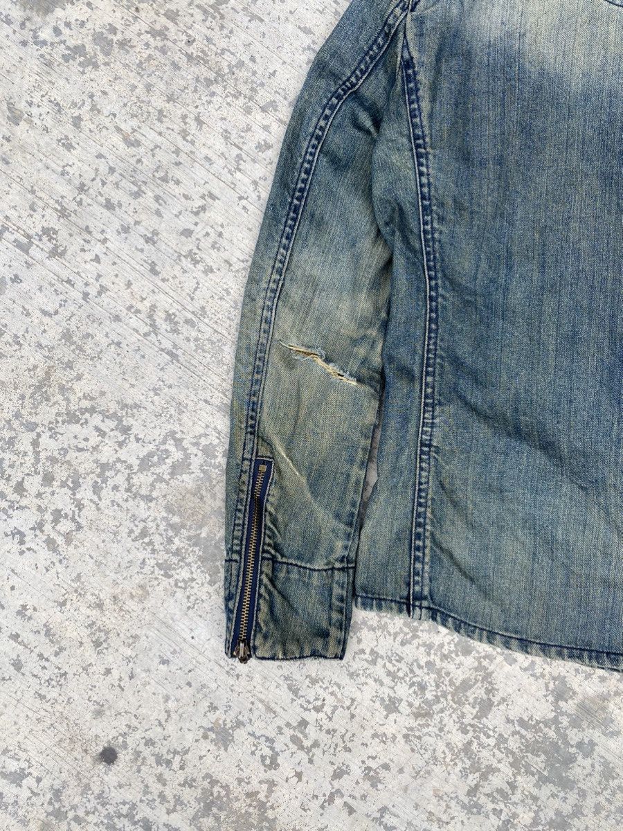 Tornado Mart Distressed Tornado Mart denim jacket Size M / US 6-8 / IT 42-44 - 4 Thumbnail