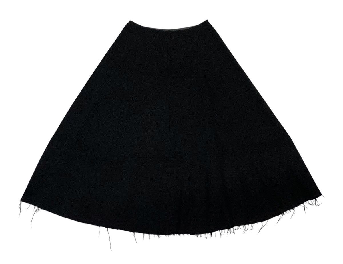 Comme des Garcons Tricot Comme Des Garçons AD2002 Wool Hem Faux Fur Skirt Size 26" / US 2 / IT 38 - 4 Thumbnail