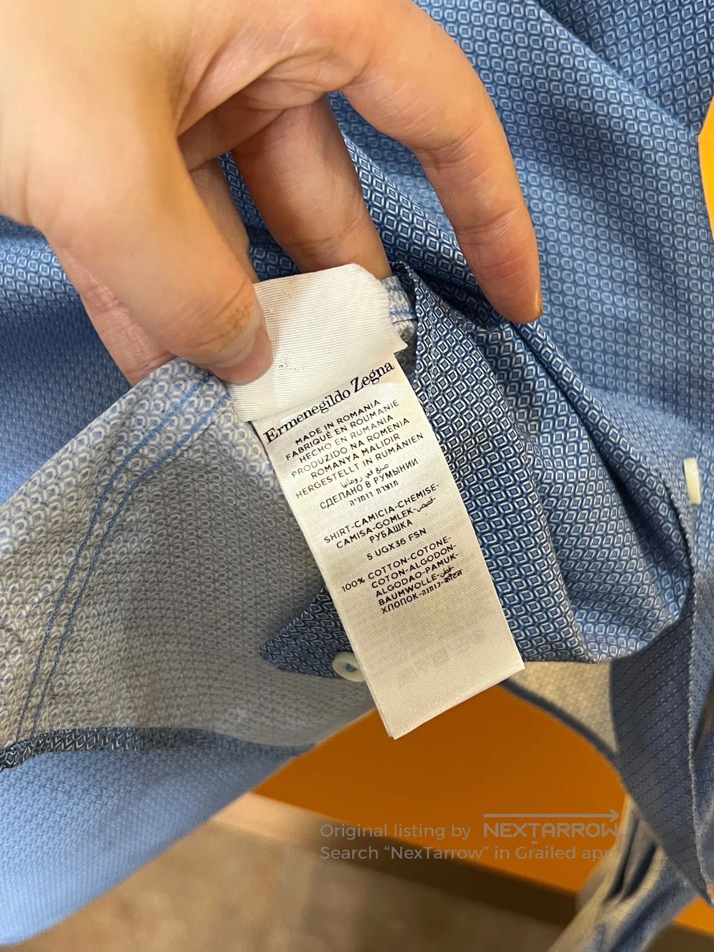 Ermenegildo Zegna Ermenegildo Zegna Shirt| Size US XXL / EU 58 / 5 - 4 Thumbnail