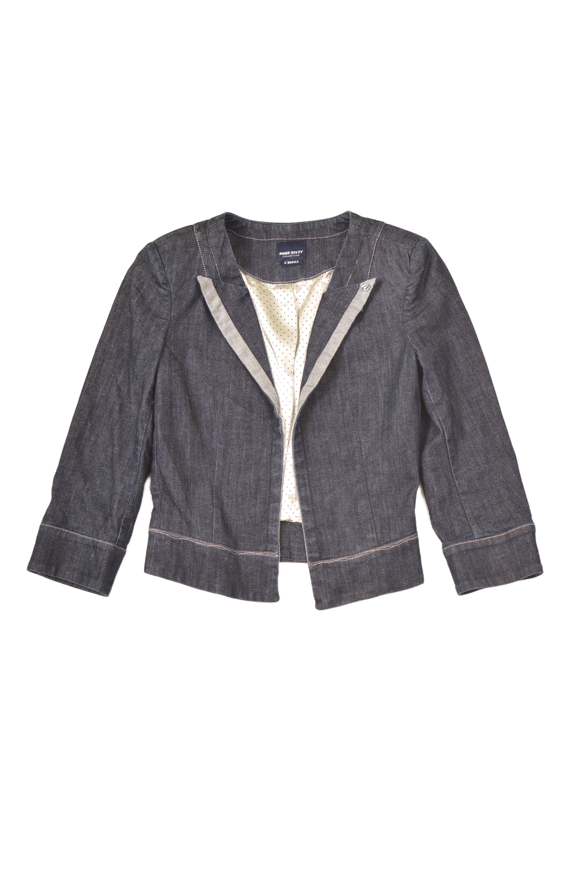 Miss Sixty × Vintage Miss Sixty Rondha Denim Jean Jacket Size XS / US 0-2 / IT 36-38 - 1 Thumbnail