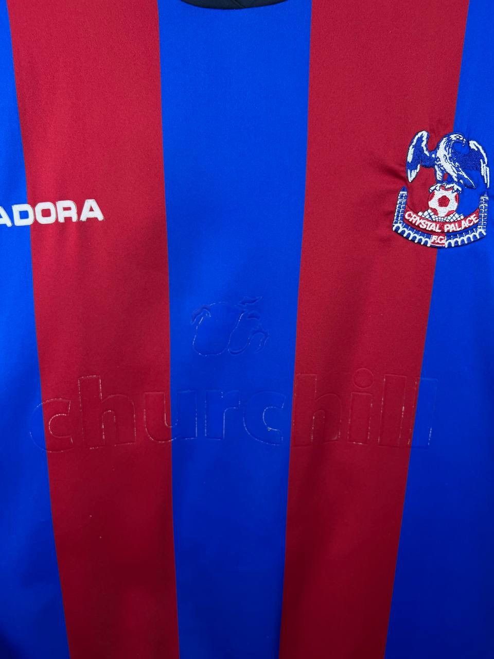Vintage Crystal Palace Diadora football t-shirts size L Size US L / EU 52-54 / 3 - 7 Thumbnail