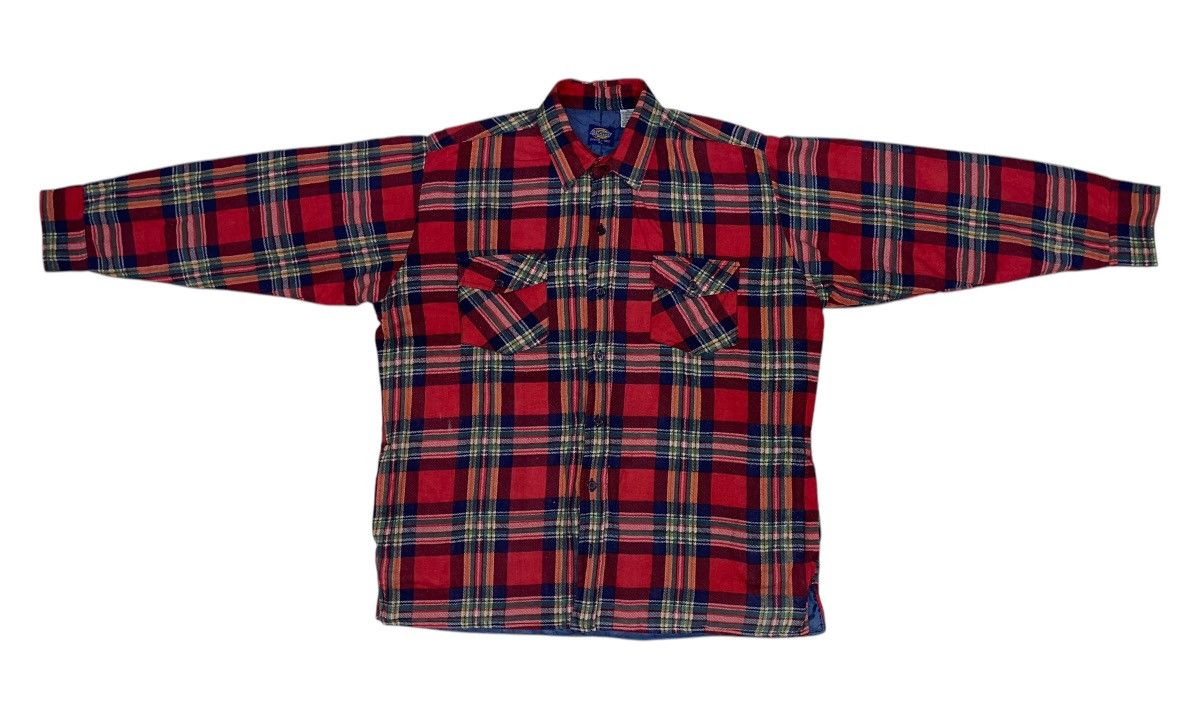 Dickies Dickies Quilted Flannel Shirt Size US XL / EU 56 / 4 - 5 Thumbnail