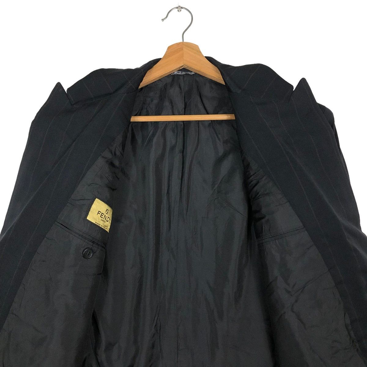 Fendi 🔥VINTAGE FENDI MADE IN ITALY STRIPED COATS JACKET Size US M / EU 48-50 / 2 - 14 Thumbnail