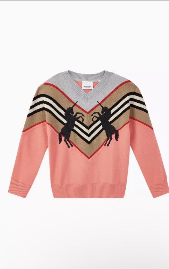 Burberry Burberry baby’s & little girl’s Nadie Unicorn sweater. Size M / US 6-8 / IT 42-44 - 8 Thumbnail