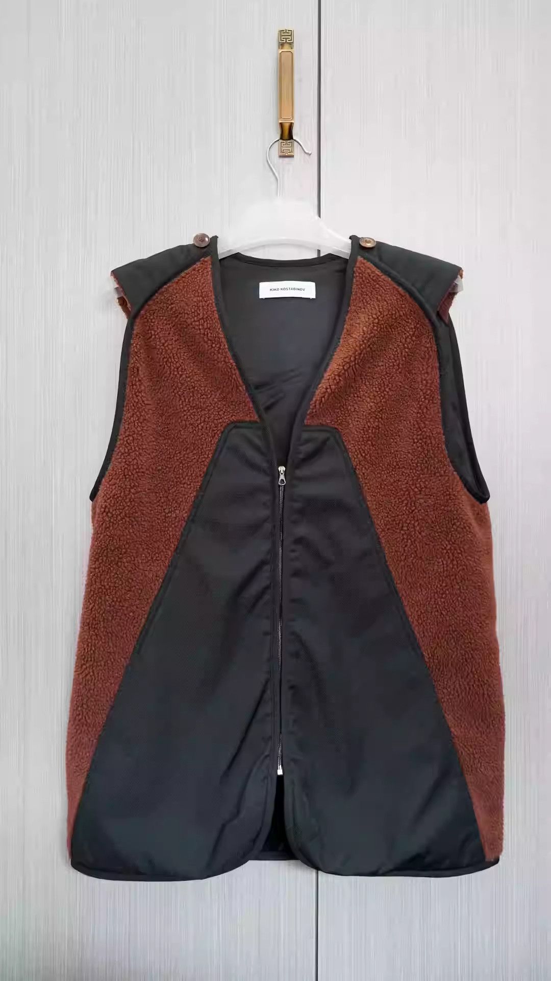 Kiko Kostadinov Kiko Kostadinov Black Intarsia Nash Vest