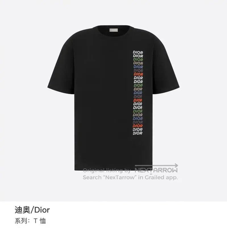 Dior Dior Black Cotton Men's T-Shirt . Size US L / EU 52-54 / 3 - 6 Thumbnail