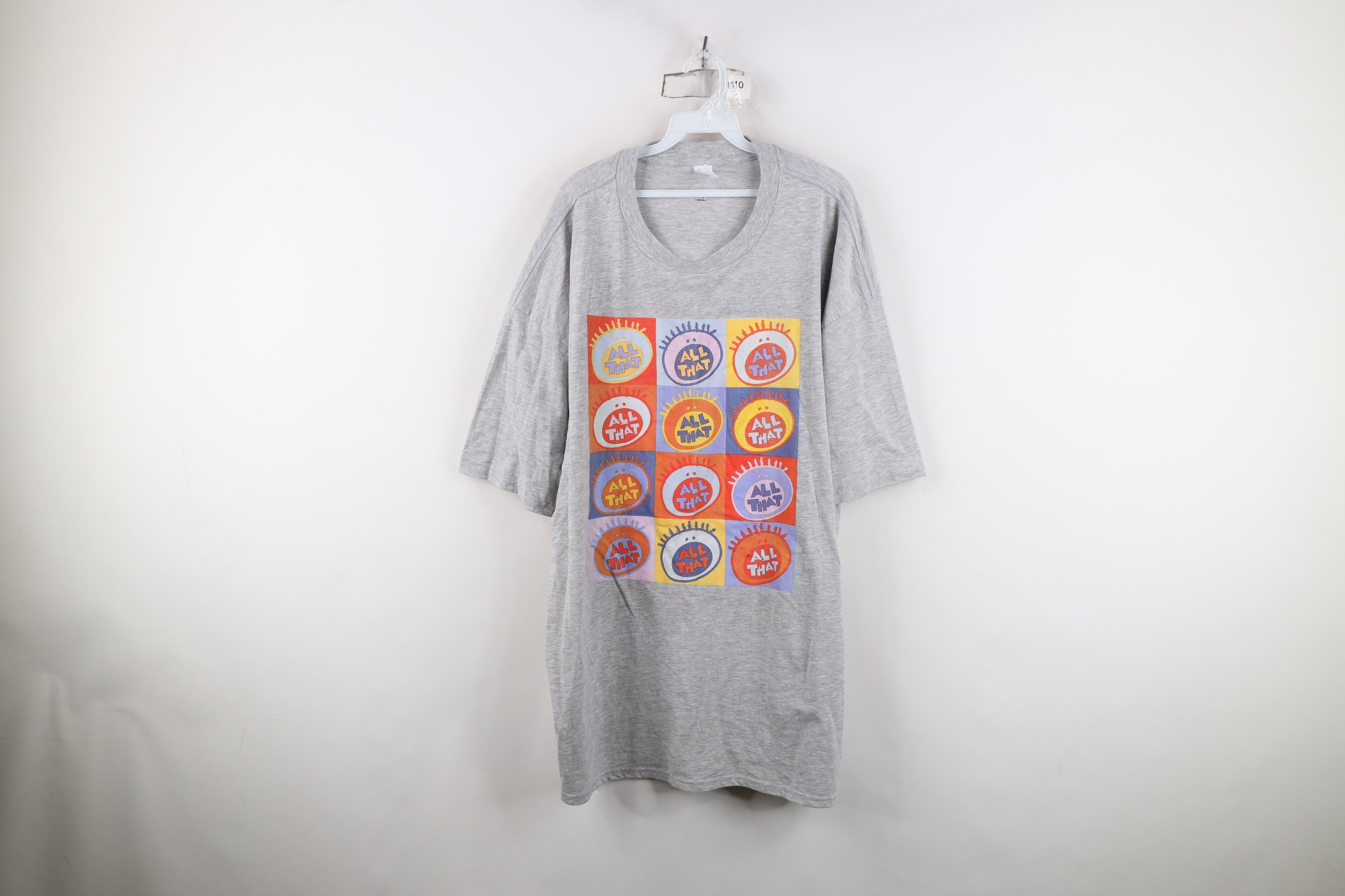 Vintage Retro Y2K Nickelodeon All That Short Sleeve T-Shirt Gray Size US XXL / EU 58 / 5 - 1 Thumbnail