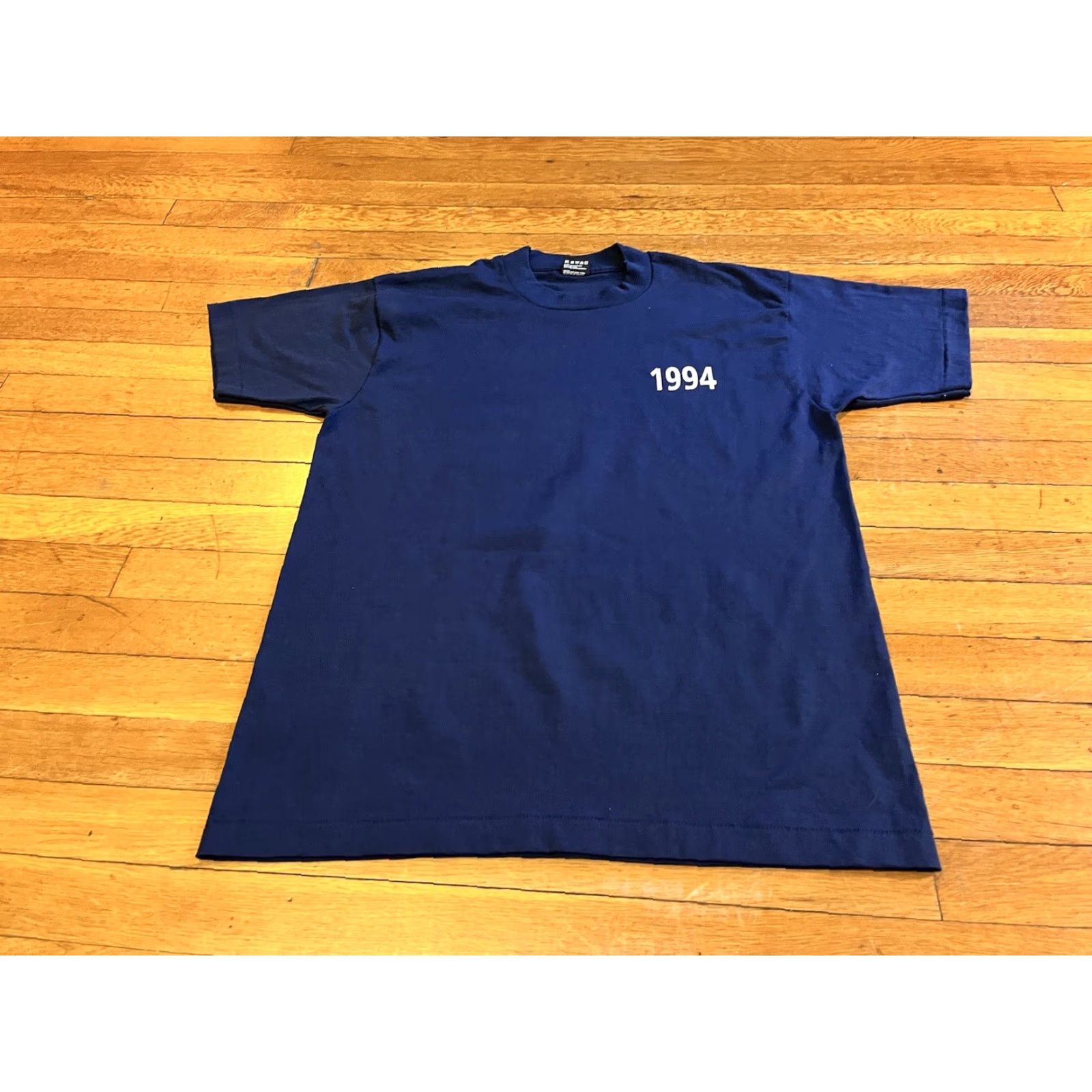 Fruit Of The Loom VINTAGE Camp Weitzel Lake Champlain 1994 Shirt Men’s Large Blue Single Stitch Size US L / EU 52-54 / 3 - 3 Thumbnail