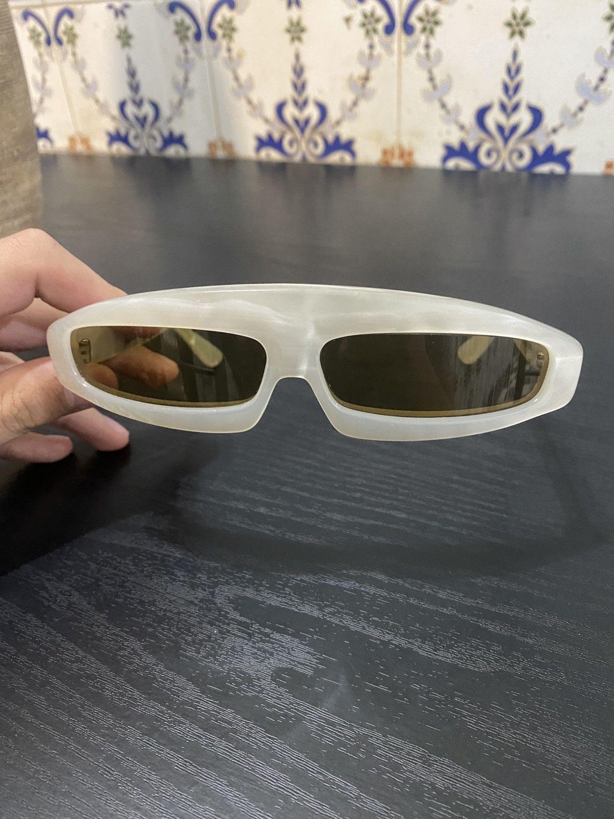 Thierry Mugler Thierry Mugler "COSMOS" Sunglasses - 1979 - Mother of Pearl Size ONE SIZE - 1 Thumbnail