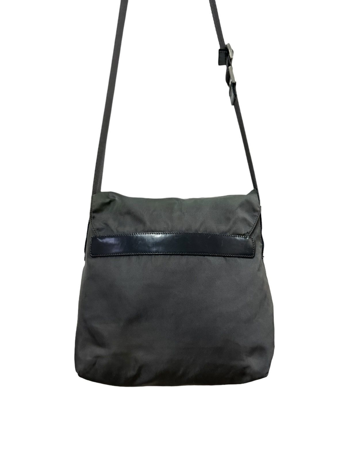 Prada Vtg🔥Prada Tessuto Nylon Green Buckle Crossbody Shoulder Bag Size ONE SIZE - 4 Thumbnail