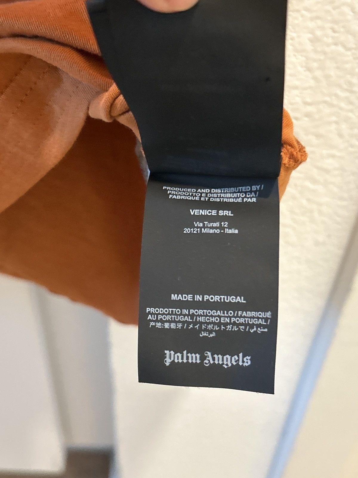 Palm Angels Palm Angels Classic Logo Orange T-Shirt fits Small Size US M / EU 48-50 / 2 - 8 Thumbnail