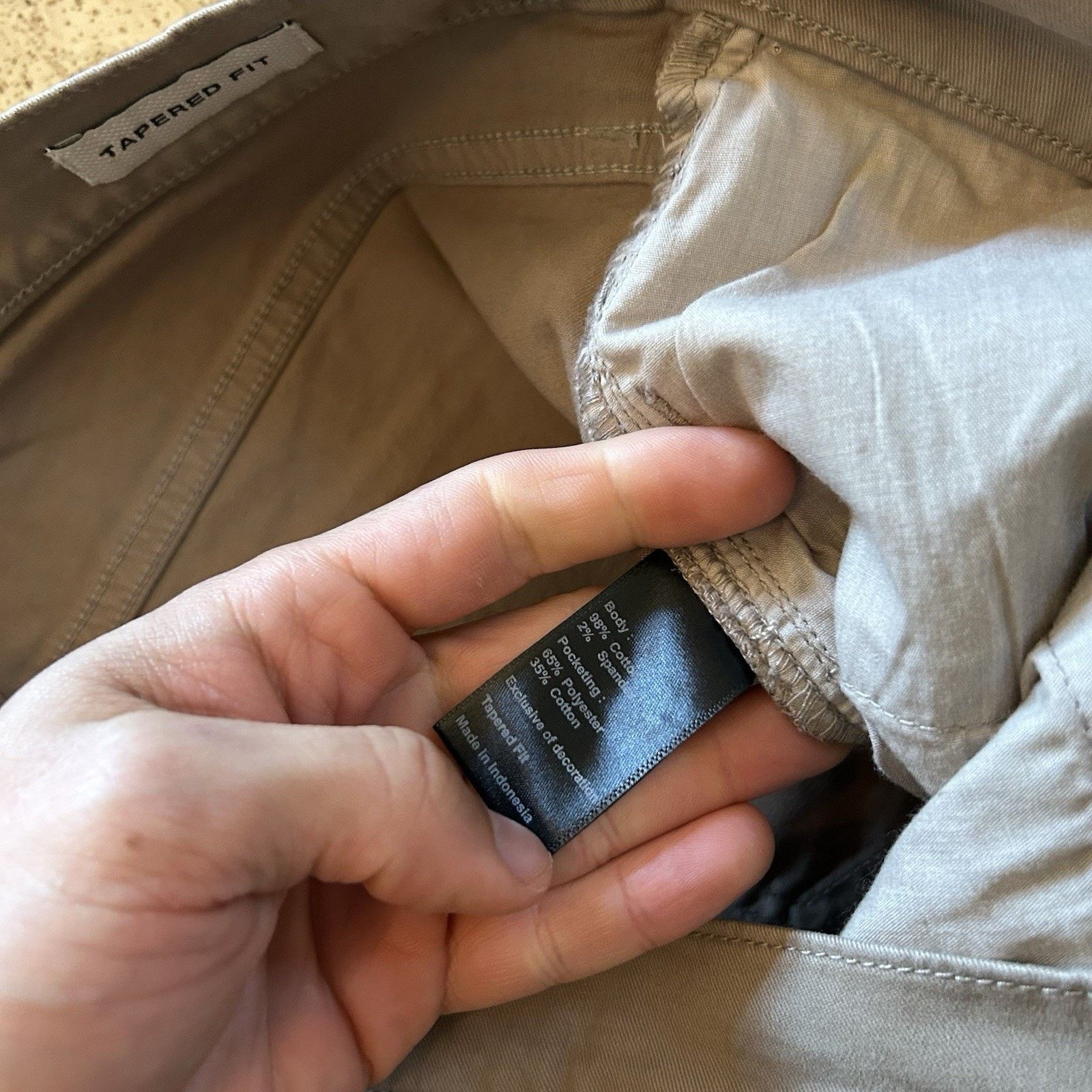 Flint And Tinder NEW Huckberry 365 Tapered Fit Stretch Chino Pants 33x32 Size US 33 - 3 Thumbnail