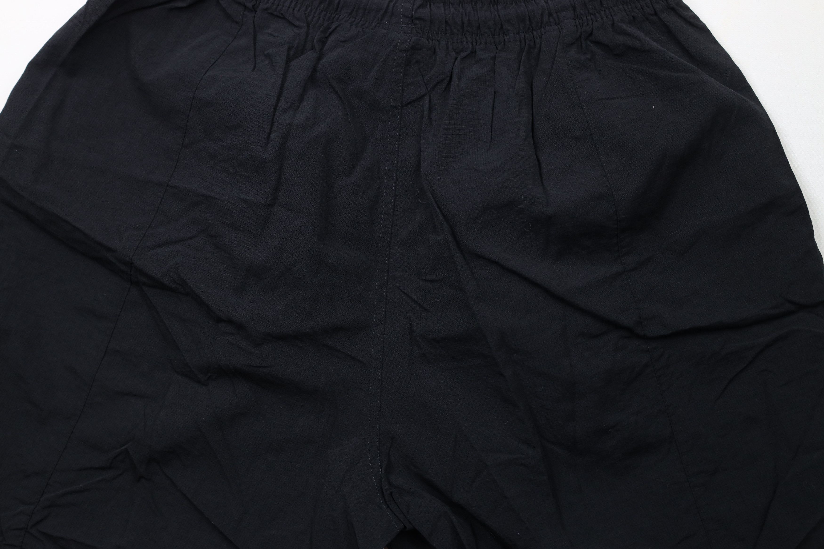 Reebok × Vintage Vintage 90s Reebok Spell Out Above Knee Shorts Black Nylon Size US 38 / EU 54 - 10 Thumbnail