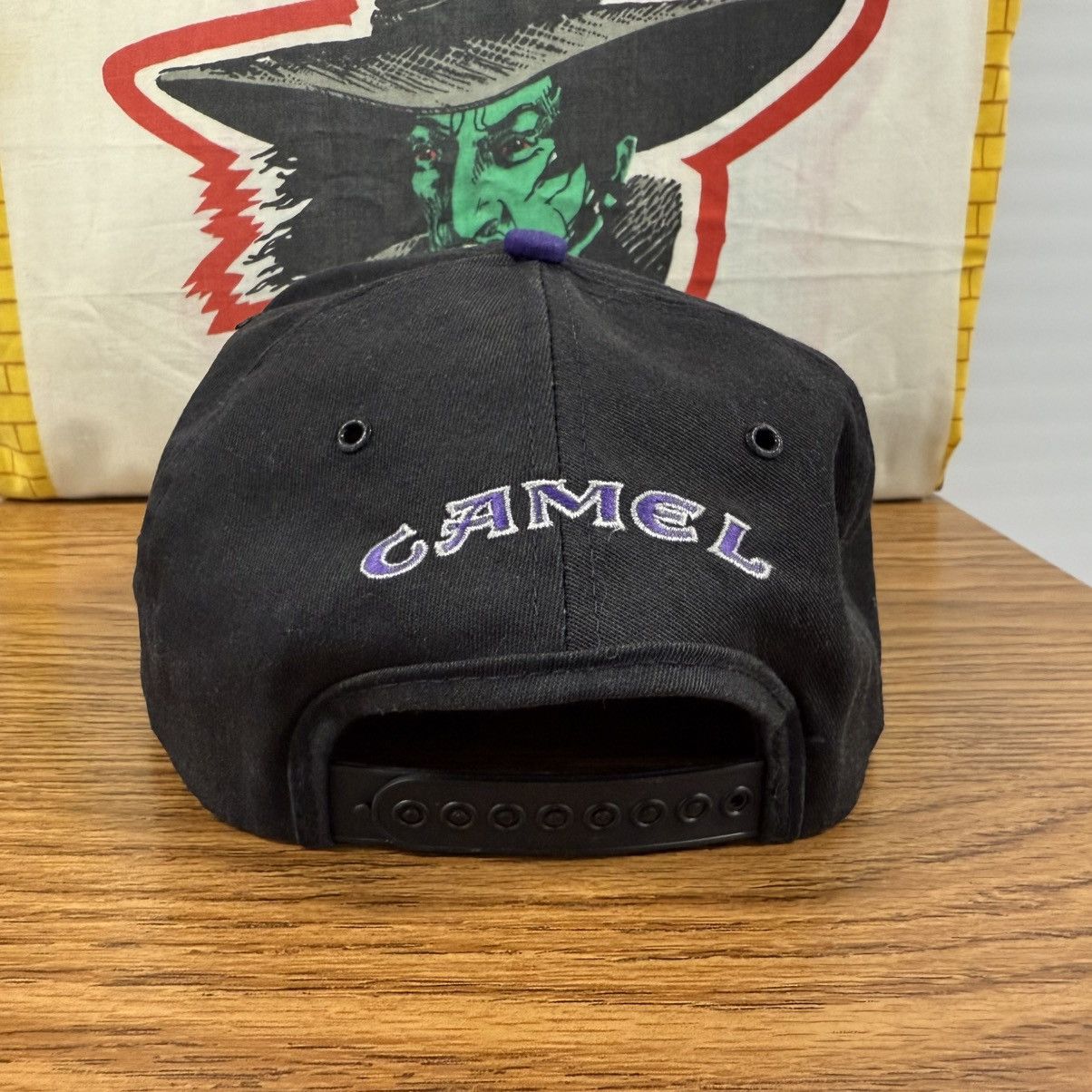 Camel × Vintage Vintage 90s Camel Cigarettes Embroidered Script Logo Hat USA Size ONE SIZE - 5 Thumbnail
